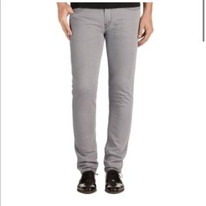 Martel Grey Tyler Mid Rise Stretch Slim Fit Jeans